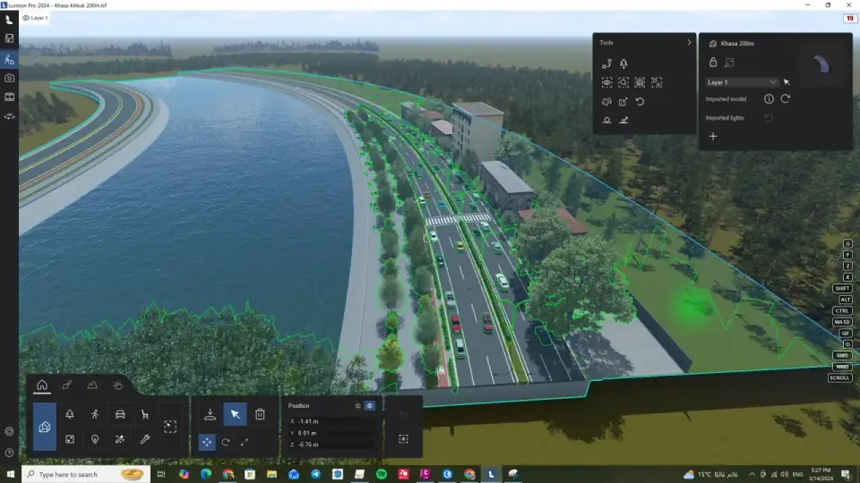 Lumion infrastructure render